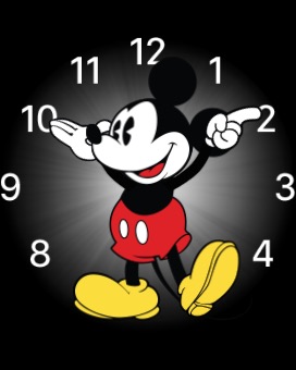 Mickey – Watch Classic Buckle Black on Apple Watch (1st generation) 38mm running watchOS 1.0.1