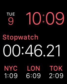 Modular – Sport Pink on Apple Watch (1st generation) 38mm running watchOS 1.0.1