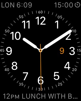 Utility – Watch Milanese Loop Silver on Apple Watch (1st generation) 38mm running watchOS 1.0.1