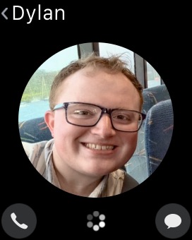 Friends Detail on Apple Watch (1st generation) 38mm running watchOS 1.0.1