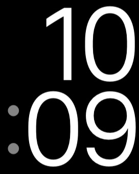 X-Large on Apple Watch (1st generation) 38mm running watchOS 1.0.1