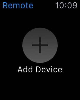 Remote Home on Apple Watch (1st generation) 38mm running watchOS 1.0.1